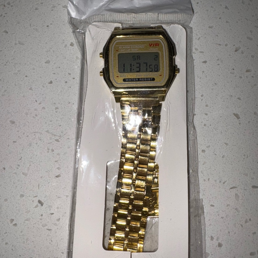 Unisex watch water resist Alarm chrono